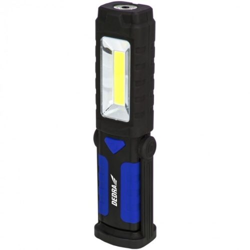 Dedra Zseblámpa 3W COB LED + 1W LED